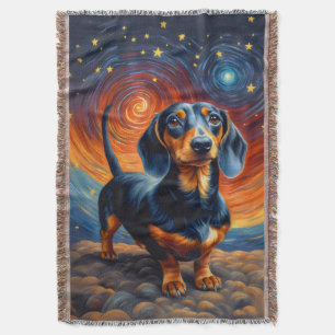 Dachshund Artsy Deken