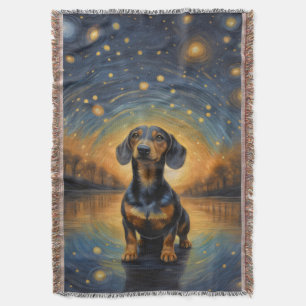 Dachshund Artsy Deken