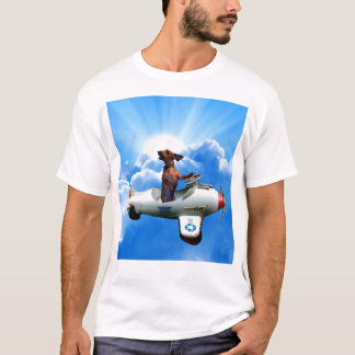 "Dachshund Aviator" Ontworpen door: Zermeno T-shirt