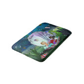 Dachshund Baby Mermaid Bath Mat (Gekanteld)