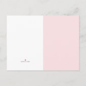 Dachshund Baby shower Invitation Briefkaart (Achterkant)