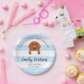 Dachshund Baby shower Paper Bord (Feest)