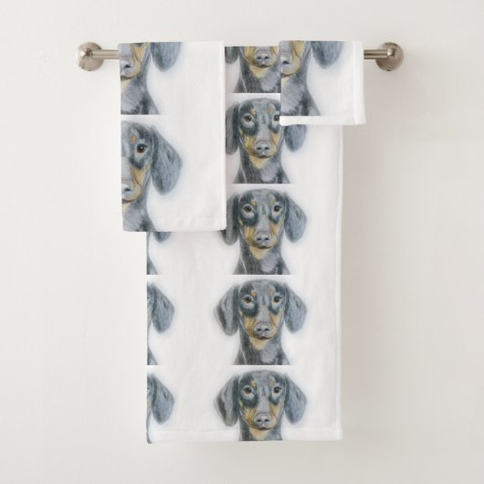 Dachshund  bad handdoek (Insitu)