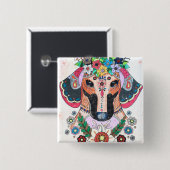 Dachshund badge (Devant & derrière)