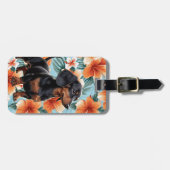 Dachshund bagage labels (Voorkant horizontaal)