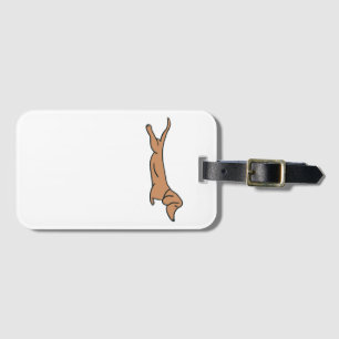 Dachshund Bagagelabel