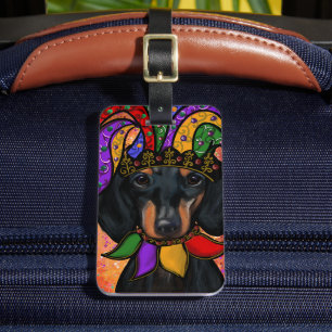 DACHSHUND BAGAGELABEL