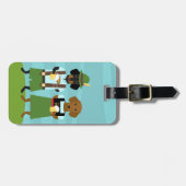 Dachshund Bagagelabels (Voorkant horizontaal)