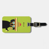 Dachshund Bagagelabels (Voorkant horizontaal)