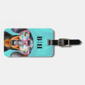 Dachshund Bagagelabels (Voorkant horizontaal)