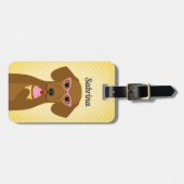 Dachshund Bagagelabels (Voorkant horizontaal)