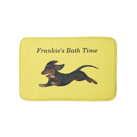 Dachshund Bath Mat (Voorkant)