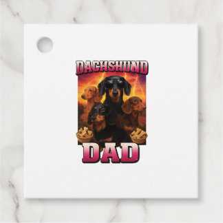 Dachshund   bedankjes labels