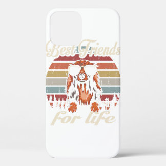 Dachshund Best Friends for Life Funny  Retr iPhone 12 Hoesje