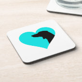 Dachshund Bier Onderzetter (Linkerzijde)