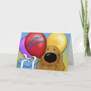 Dachshund Birthday Card Kaart