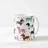 Dachshund Birthday Coffee Mug (Devant droit)