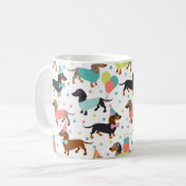 Dachshund Birthday Coffee Mug (Devant gauche)