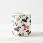 Dachshund Birthday Coffee Mug (Centre)