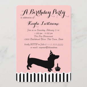 Dachshund Birthday Kaart