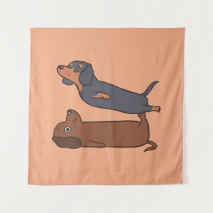 Dachshund blanket Dachshund Mama Funny Dachshund Wandkleed