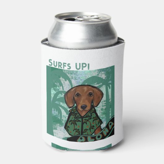 Dachshund Blikjeskoeler (Blikje Voorkant)