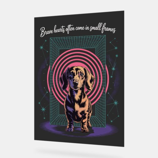 Dachshund Brave Hearts Often Come In Small Frames (Angle)