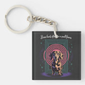 Dachshund Brave Hearts Often Come In Small Frames Sleutelhanger (voorkant)