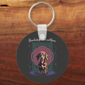 Dachshund Brave Hearts Often Come In Small Frames Sleutelhanger (Voorkant)