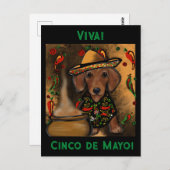 Dachshund Briefkaart (Voorkant / Achterkant)