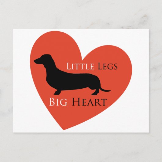 Dachshund Briefkaart (Voorkant)