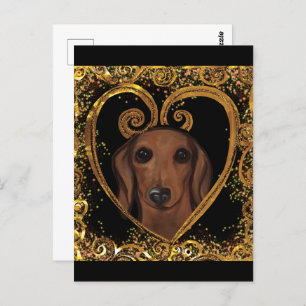 DACHSHUND BRIEFKAART