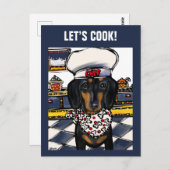 DACHSHUND BRIEFKAART (Voorkant / Achterkant)