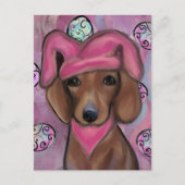 Dachshund Briefkaart (Voorkant)