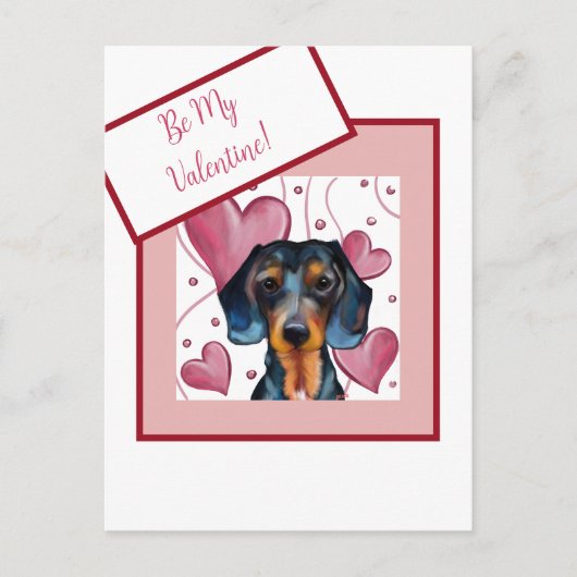 Dachshund Briefkaart (Voorkant)