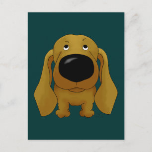 Dachshund-Briefkaart Briefkaart