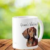 Dachshund Browns Mok PERSONALISEREN