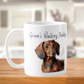 Dachshund Browns Mok PERSONALISEREN