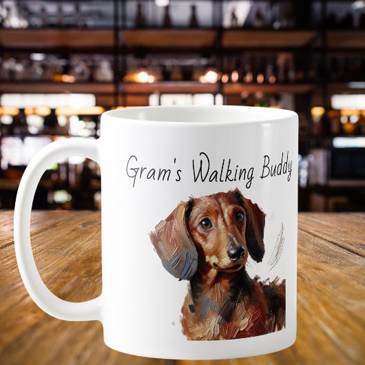 Dachshund Browns Mok PERSONALISEREN