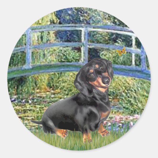 Dachshund (BT4) - Brug Ronde Sticker (Voorkant)