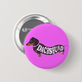Dachshund  Button (Voorkant /achterkant)