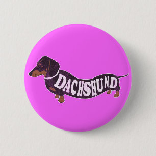 Dachshund Button