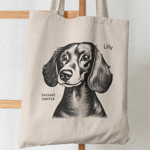 Dachshund cadeau voor Teckel eigenaren Tote Bag