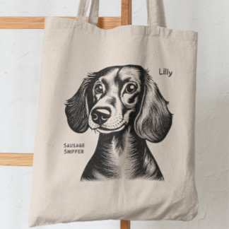 Dachshund cadeau voor Teckel eigenaren Tote Bag