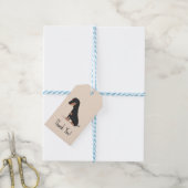 Dachshund Cadeaulabel (Met Touw)