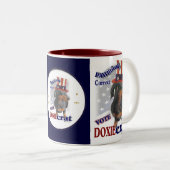 Dachshund Cadeaux Beverage Mugs (Devant droit)