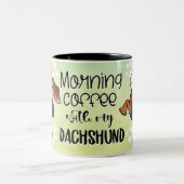 Dachshund Café Lover Mug (Centre)