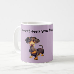 Dachshund café Mug drôle Wiener chien cadeau
