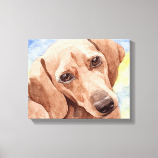 Dachshund Canvas Afdruk