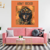 DACHSHUND CANVAS AFDRUK (Insitu (Woonkamer))
